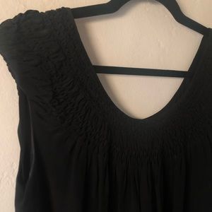 VINCE silk black dress